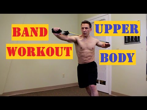 10 Upper Body Resistance Band Exercises