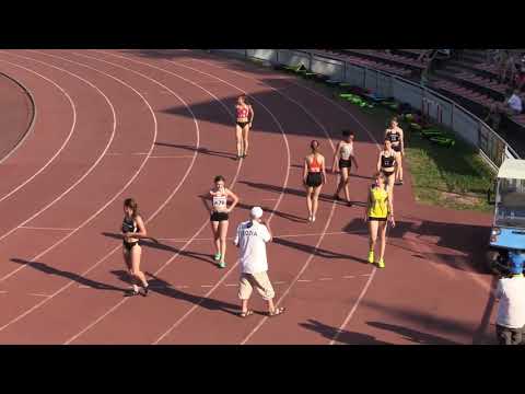 Anna Olczyk, 100m K U16, 18.06.2021, Kraków