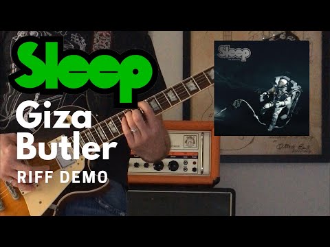 Matt Pike - Sleep - Giza Butler Riffs w/ TAB - C Standard Tuning