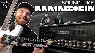 Video thumbnail for Sound Like RAMMSTEIN! (Mesa Rectifier & Tech 21 PL1 Fly Rig) by Sonic Drive Studio