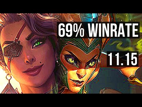 SAMIRA & Alistar vs CASSIOPEIA & Sett (ADC) | Quadra, 69% winrate, Dominating | KR Master | v11.15