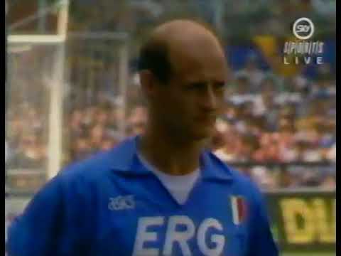 Sampdoria - Inter / Serie A 1991-1992 (Vialli, Mancini, Pagliuca, Matthaus, Brehme, Klinsmann)