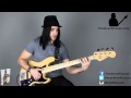Bass Lessons - Marcus Miller Frankenstein with Tabs  (The Bass Wizard)