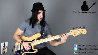 Bass Lessons - Marcus Miller Frankenstein with Tabs  (The Bass Wizard)