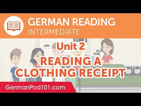German Intermediate Reading Practice Understanding a Coupon