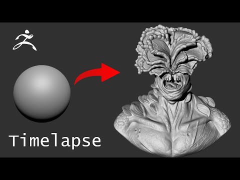 Zbrush | Last of us | Clicker | Zombie | Timelapse
