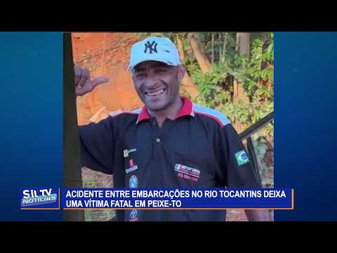 ACIDENTE ENTRE EMBARCAÇÕES NO RIO TOCANTINS DEIXA UMA VÍTIMA FATAL EM PEIXE-TO