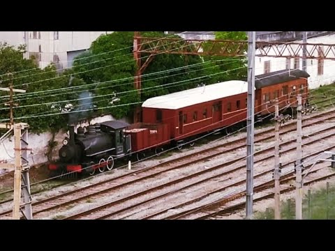 Locomotiva manobreira a vapor 0-6-0 Baldwin, nº 5 da E.F. Central do Brasil / Maria-Fumaça da Mooca