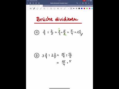 Gemischte Brüche dividieren #mathe #abi #Shorts #Viral #mathetrick #MatheArbeit #MatheTipps #leicht