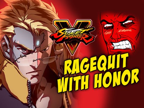RAGEQUIT WITH HONOR: Week Of! Nash STREET FIGHTER 5 - Online Ranked