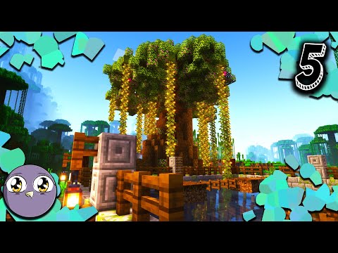 pidge - Minecraft SMP #5: Custom Azalea Tree Wood Farm!