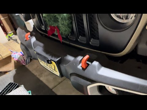 How to change out front tow hooks on Jeep Gladiators.