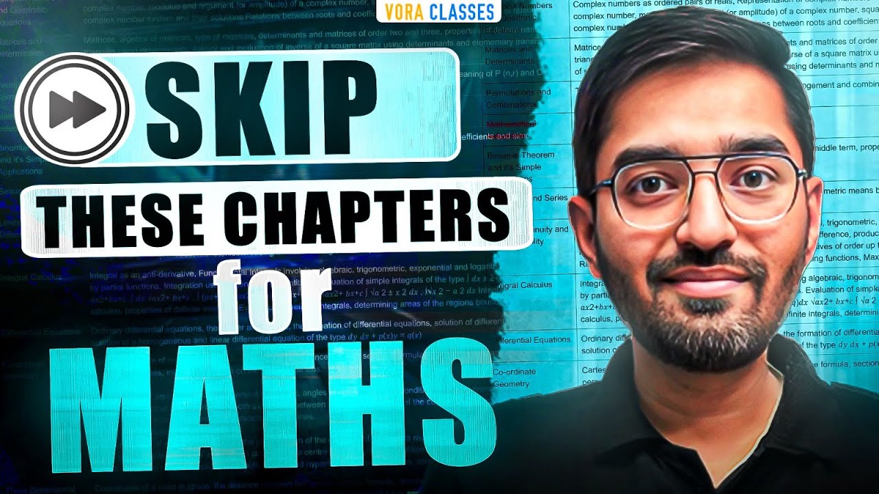 SKIP these Chapters in last 20 Days🚫 JEE 2026 - High Weightage Chapters