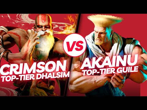 SF6 ▰ Mr Crimson (Dhalsim) vs Akainu (Guile) ▰ Street Fighter 6 Top Tier Gameplay