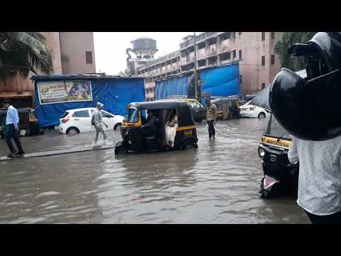 Mumbai rain 04.09.2019, Maharashtra Nagar, Bandra (E)