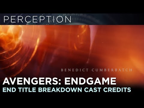 Avengers: Endgame End Title Breakdown - Cast Credits
