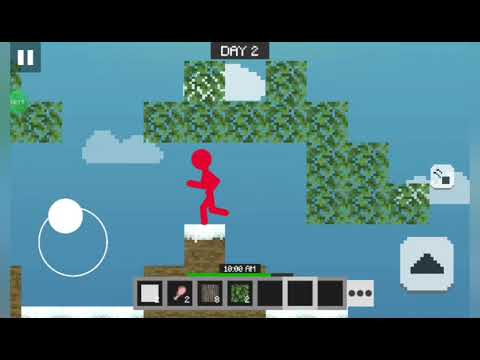 Minecraft but you are a stickman (stickman vs multicraft survival)