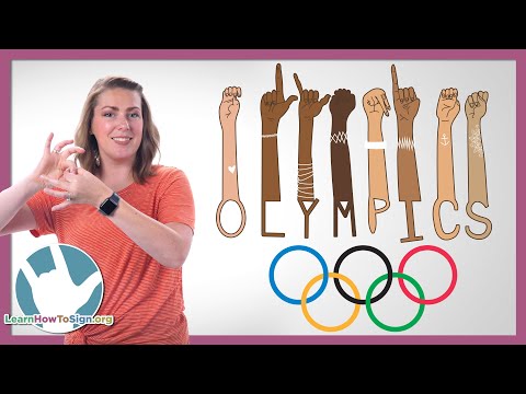 Learn How To Sign Olympic Signs in ASL | Tokyo 2020