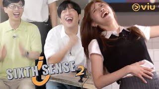 Download lagu [Try Not To Laugh] Mijoo is a genius at this game! 🤣 | Catch 'Sixth Sense 2' FREE on Viu. mp3