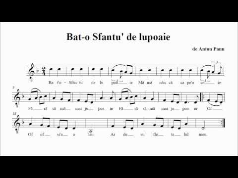 Anton Pann - Bat-o Sfantu' de lupoaie