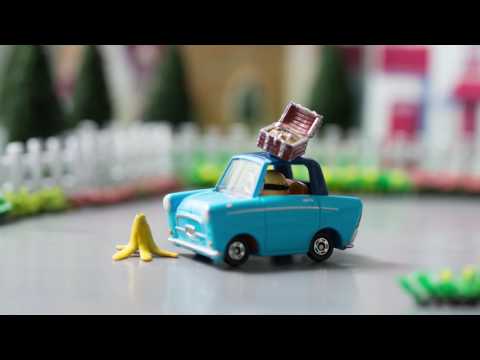 ドリームトミカ ライドオン ミニオン/スチュアート×ルーシーの青い車 ショ ートムービー