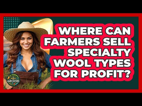 Where Can Farmers Sell Specialty Wool Types For Profit? - The World of Agriculture