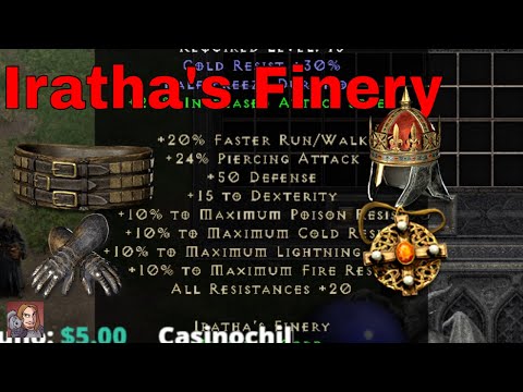 D2R Upgraded Sets - Iratha's Finery (4 Piece Set)