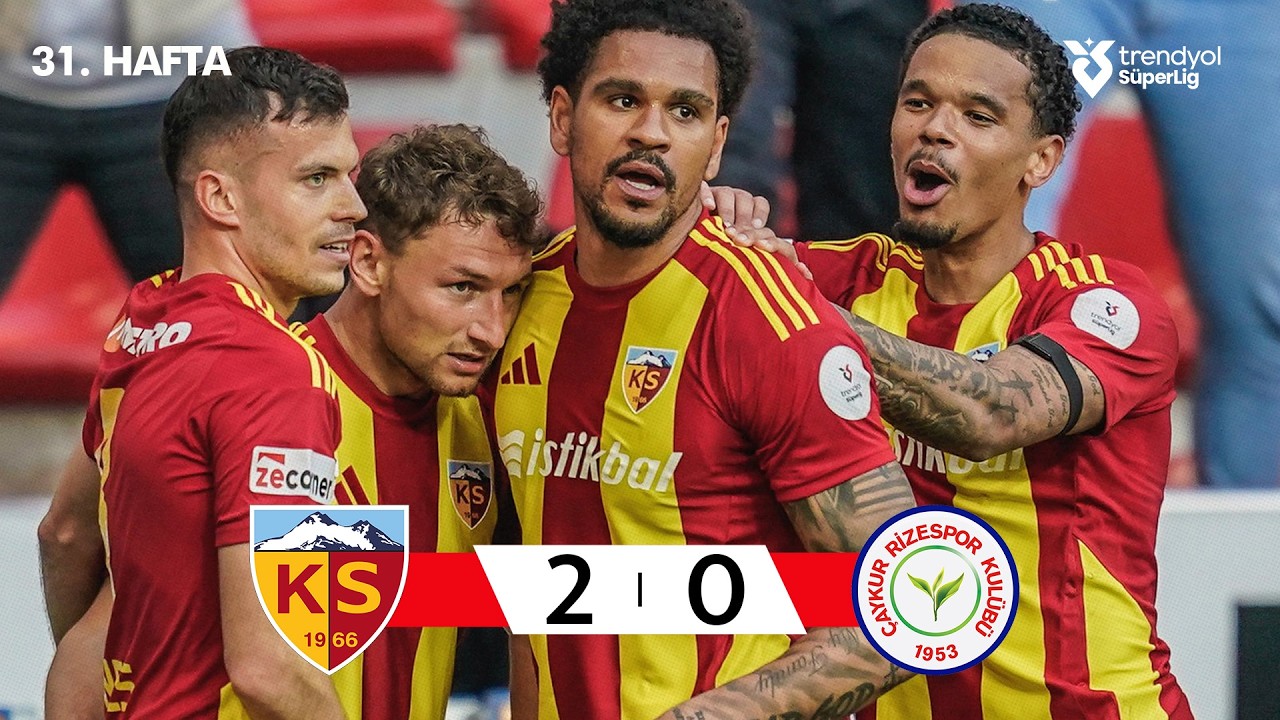 Kayserispor (2-0) Çaykur Rizespor - Highlights/Özet | Trendyol Süper Lig - 2025/26