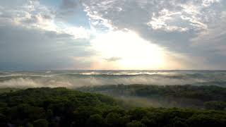 Cloudy Sunset - Drone Footage