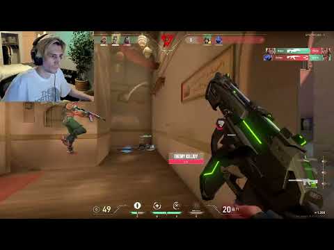 xQc killjoy detained reaction