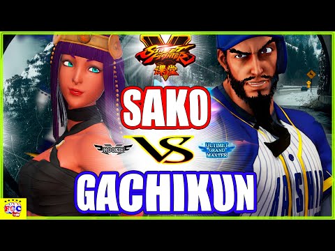 『スト5』Sako (メナト) 対  ガチくん（ラシード）｜ Sako (Menat)  VS Gachikun(Rashid)『SFV』 🔥FGC🔥