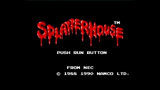 Splatterhouse Playthrough Original Hardware & RGB Mod