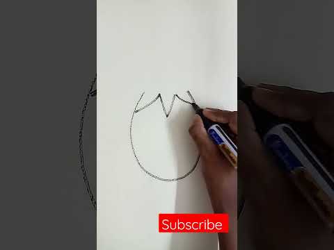 Brinjal drawing easy/brinjal draw#shorts