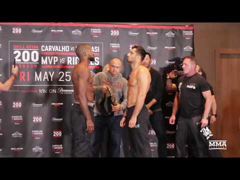 Bellator 200 Weigh-Ins: Rafael Carvalho vs. Gegard Mousasi Staredown - MMA Fighting