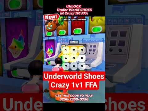 UNDERWORLD SHOES IN CRAZY 1V1 FFA All Guns & Rides FORTNITE MAP #shorts  #fortnitecreative