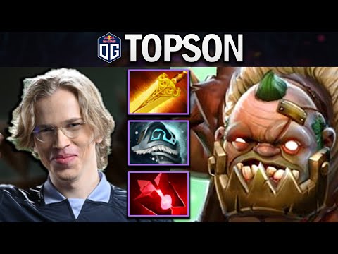 OG.TOPSON PUDGE WITH GIANT'S RING - DOTA 2 7.28 GAMEPLAY