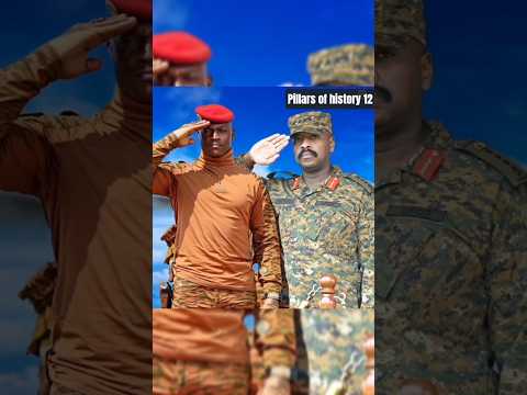 Traore and Muhoozi together #ibrahimtraore #pillarsofhistory12 #muhoozikainerugaba