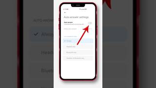 How to disable automatically pick up incoming calls | Off Auto Answer Incoming calls #shorts​