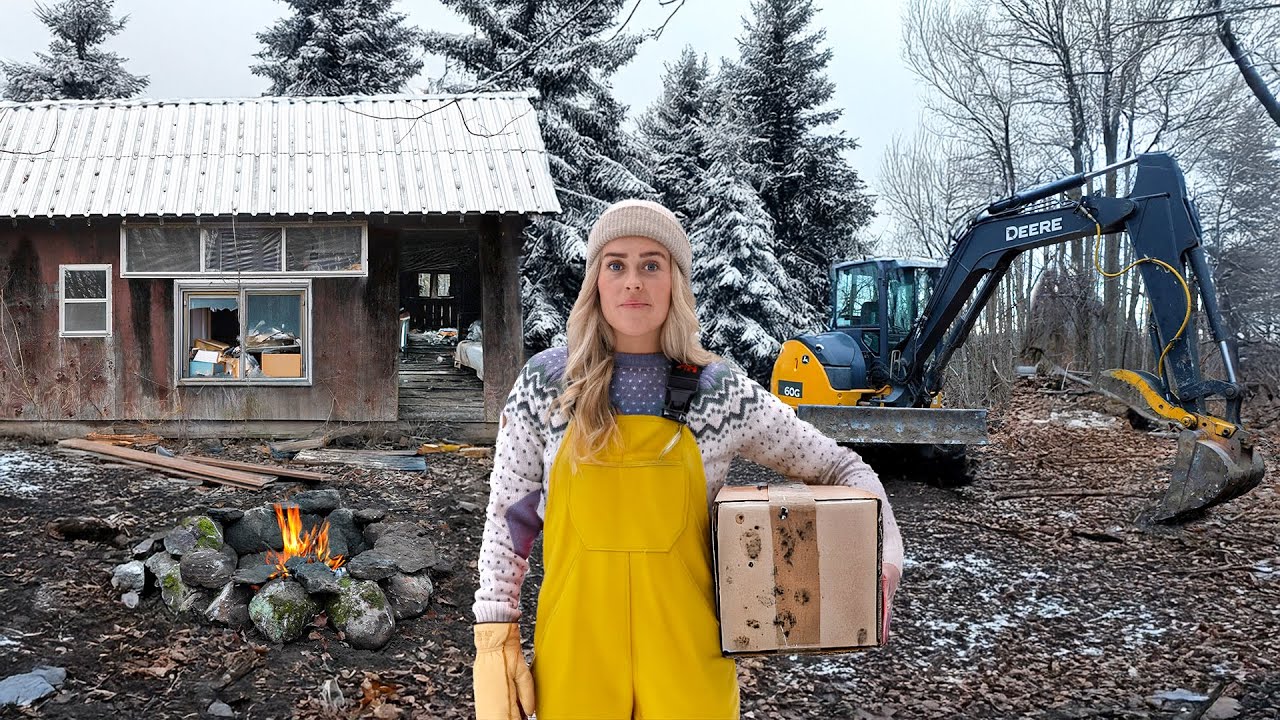 The Free Cabin: I Found Abandoned Cabin & I’m Building it Alone