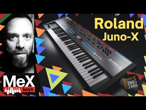 Roland Juno X by MeX @musicalstore2005 (Subtitles)