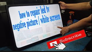 Download lagu how to repair led tv with negative picture & white screen? mp3