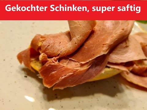 Gekochter Schinken saftig, Kochschinken selber machen/herstellen mit  Schritt für Schritt Anleitung