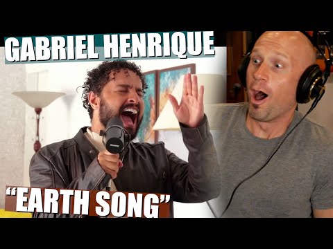 First time hearing Gabriel Henrique!! Earth Song (Michael Jackson Cover) Vocal ANALYSIS