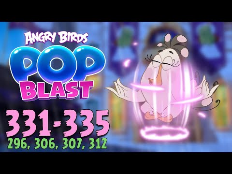 Angry Birds Pop Blast Gameplay Pt 69: Levels 331-335 - Matilda leveled up!