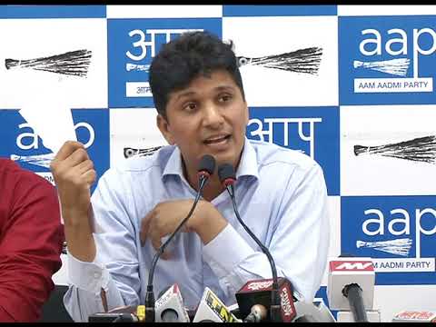 AAP Chief Spokesperson Briefs Media on CCTV issue