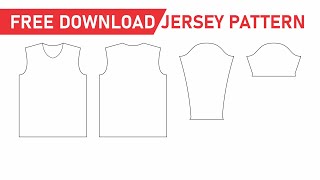 Easy Corel - Free Download Jersey Pattern and How to Make it in Coreldraw