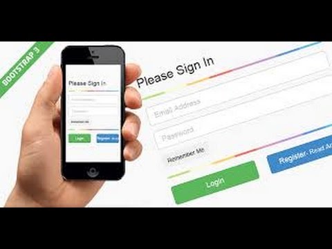 How To Make Responsive Registration Form Using Bootstrap
