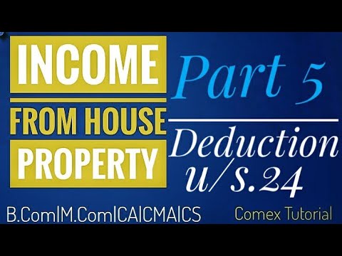 Income from House Property| Part 5| Deduction u/s 24| Malayalam