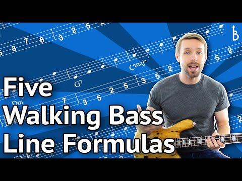 Walking Bass Line Lesson: 5 Plug-And-Play Formulas You Can Use Right Now
