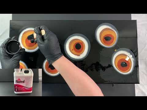 SATISFYING SWIPES w/ Aussie Floetrol Acrylic Pour